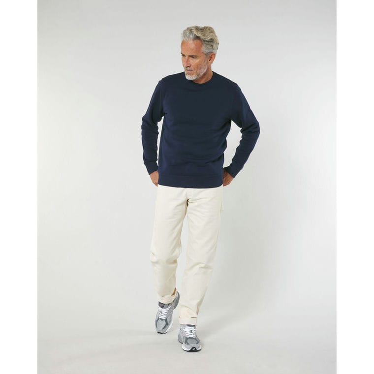 Bluză cu guler rotund Unisex Roller French Navy M