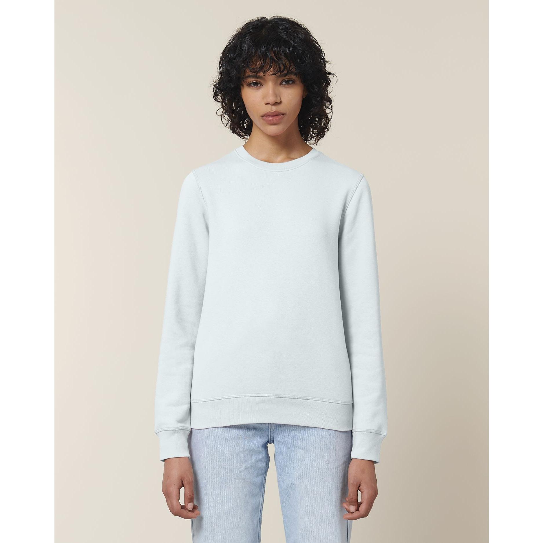 Bluză cu guler rotund Unisex Roller Blue Ice L