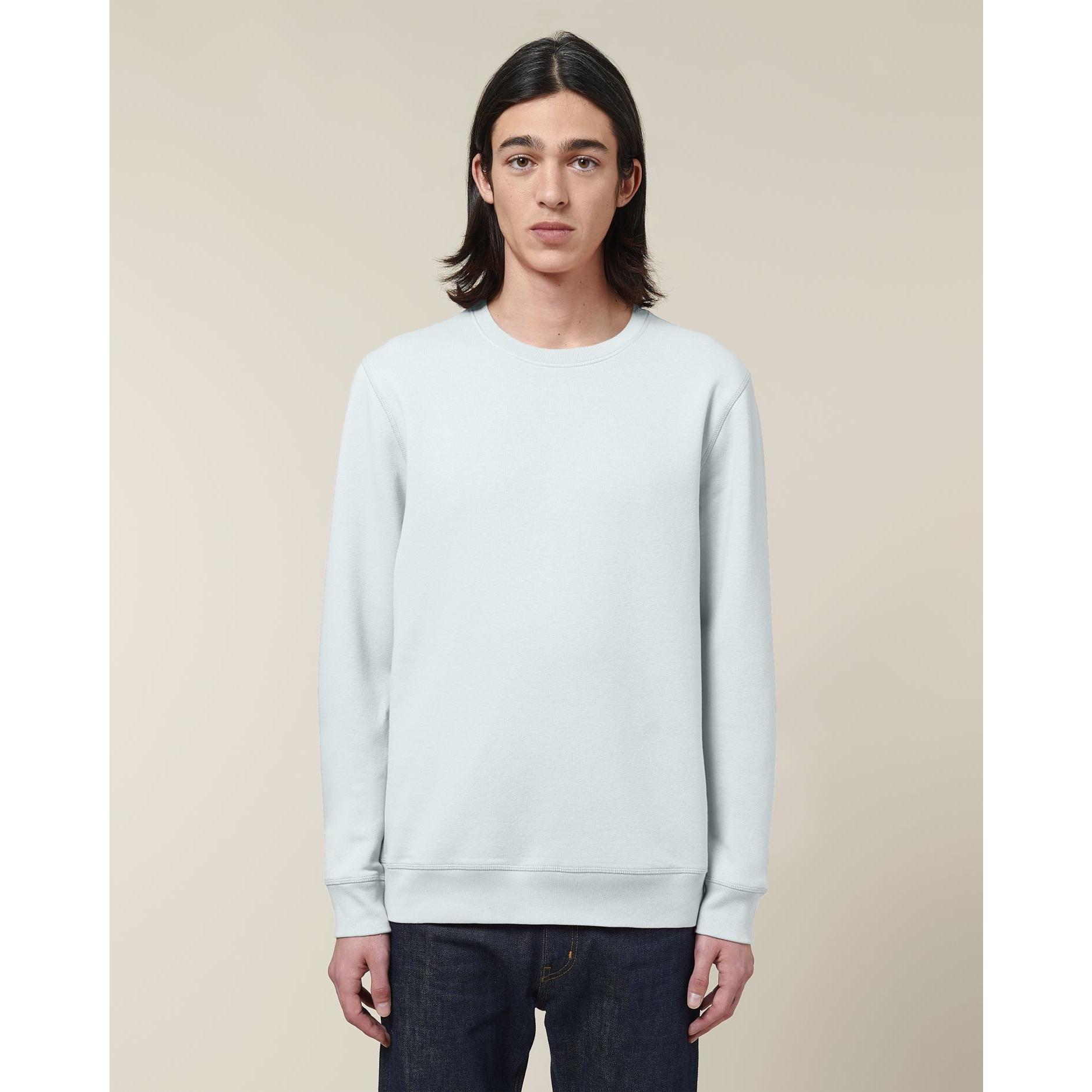 Bluză cu guler rotund Unisex Roller Blue Ice L