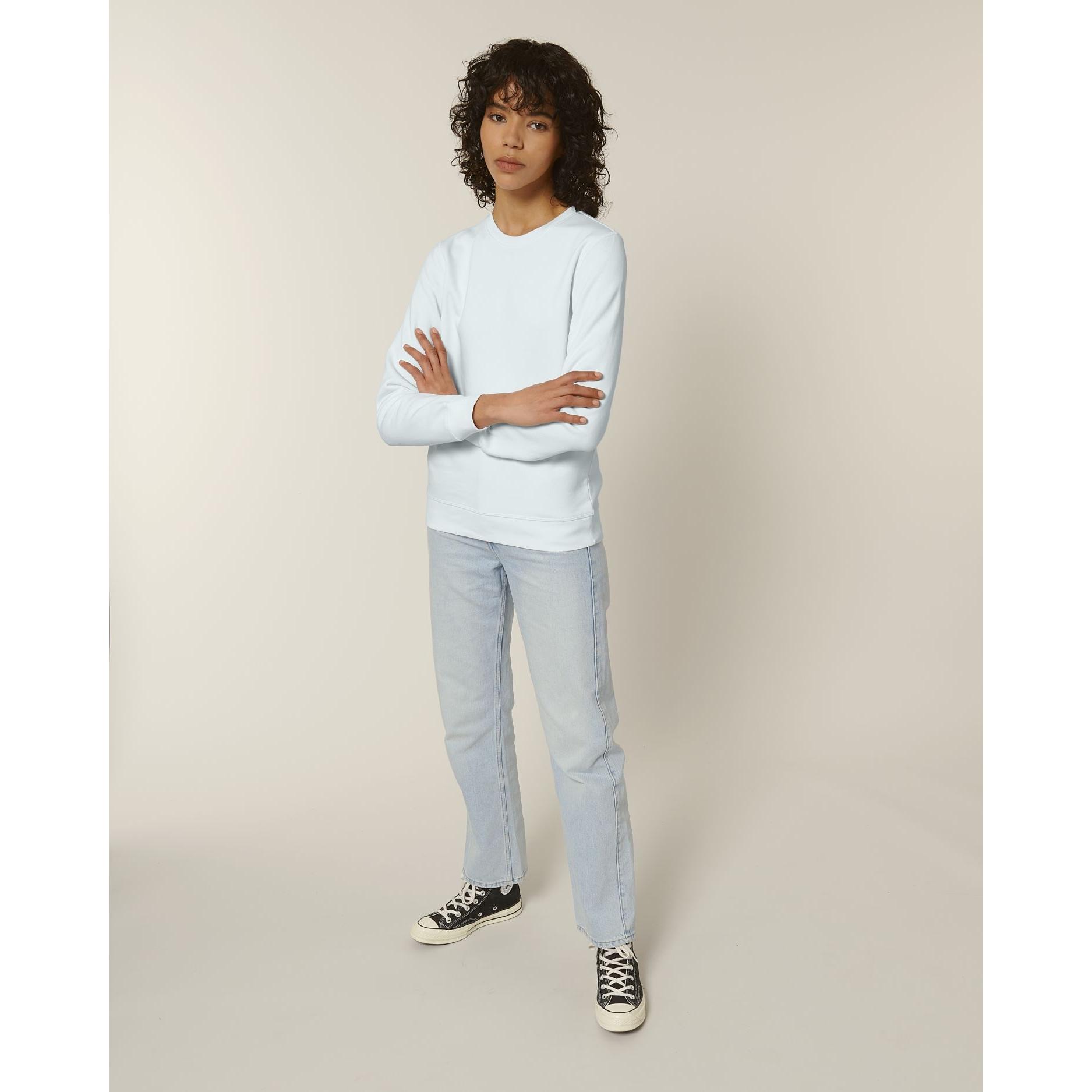 Bluză cu guler rotund Unisex Roller Blue Ice L