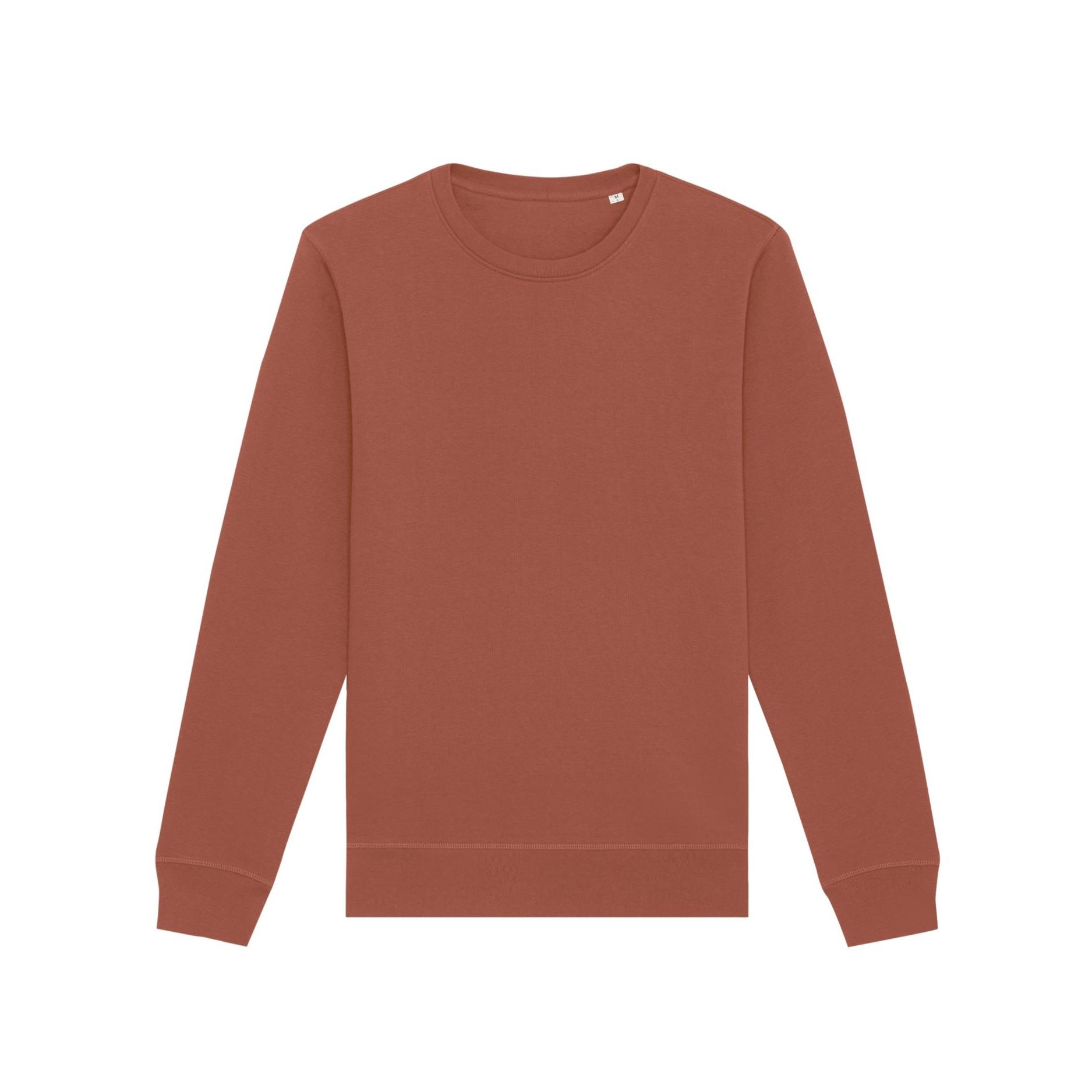 Bluză cu guler rotund Unisex Roller Heritage Brown L