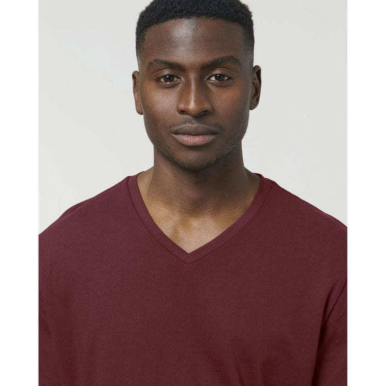 Tricou pentru bărbați Stanley Presenter Burgundy S