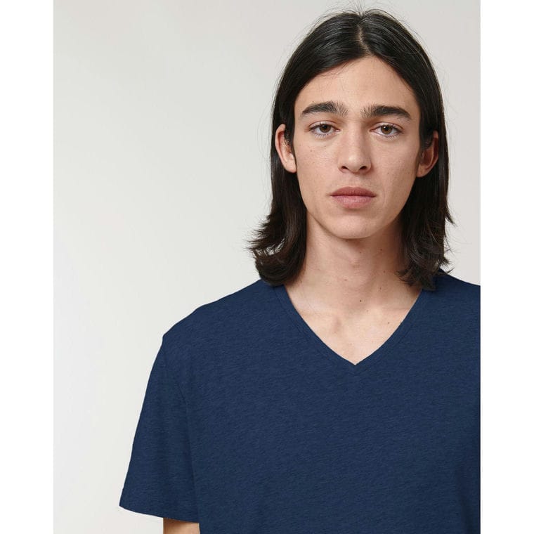 Tricou pentru bărbați Stanley Presenter Black Heather Blue XXL