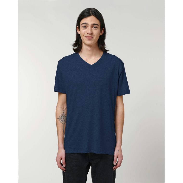 Tricou pentru bărbați Stanley Presenter Black Heather Blue XXL