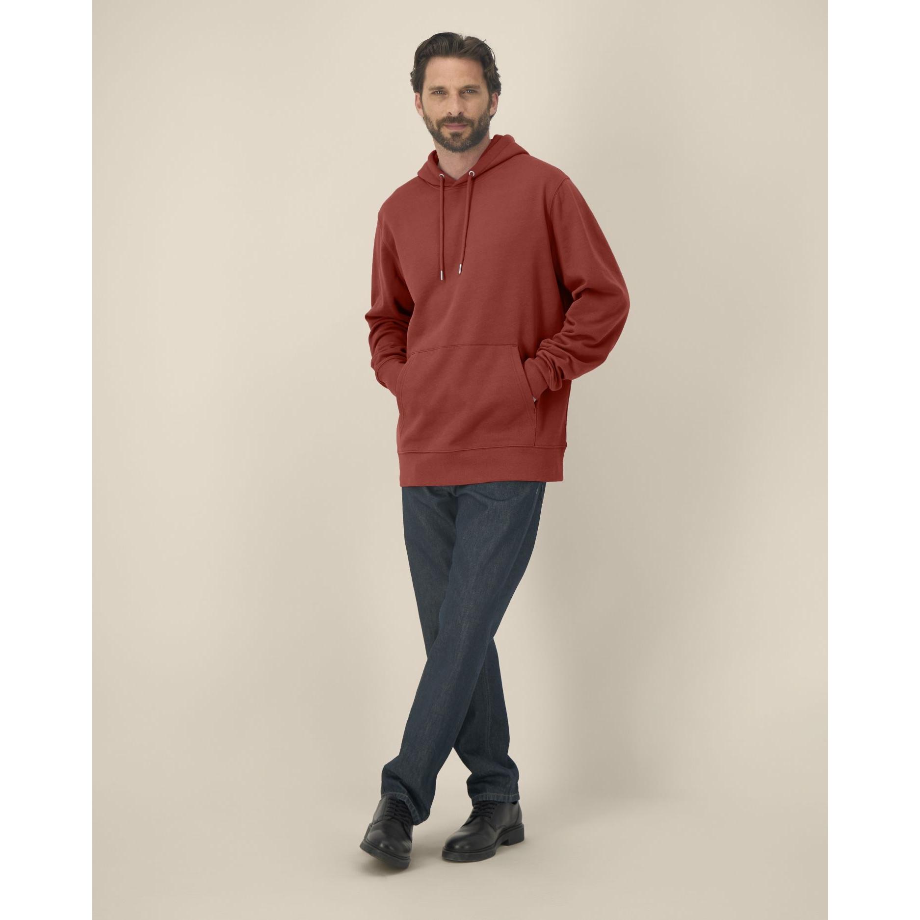 Hanorac cu glugă Unisex Cruiser 2.0 Earthy Red L