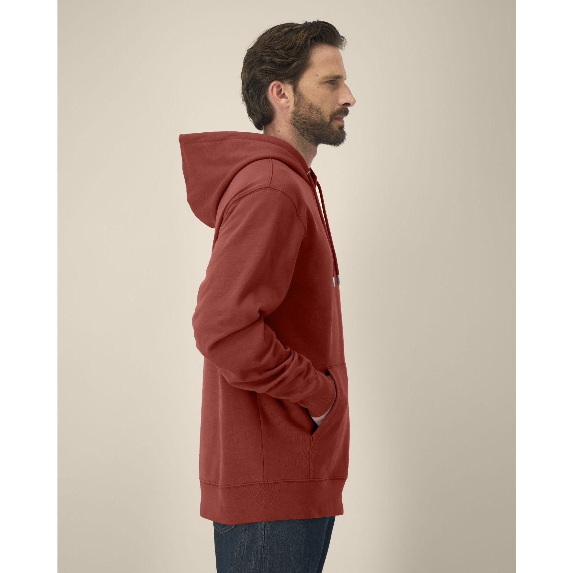 Hanorac cu glugă Unisex Cruiser 2.0 Earthy Red L