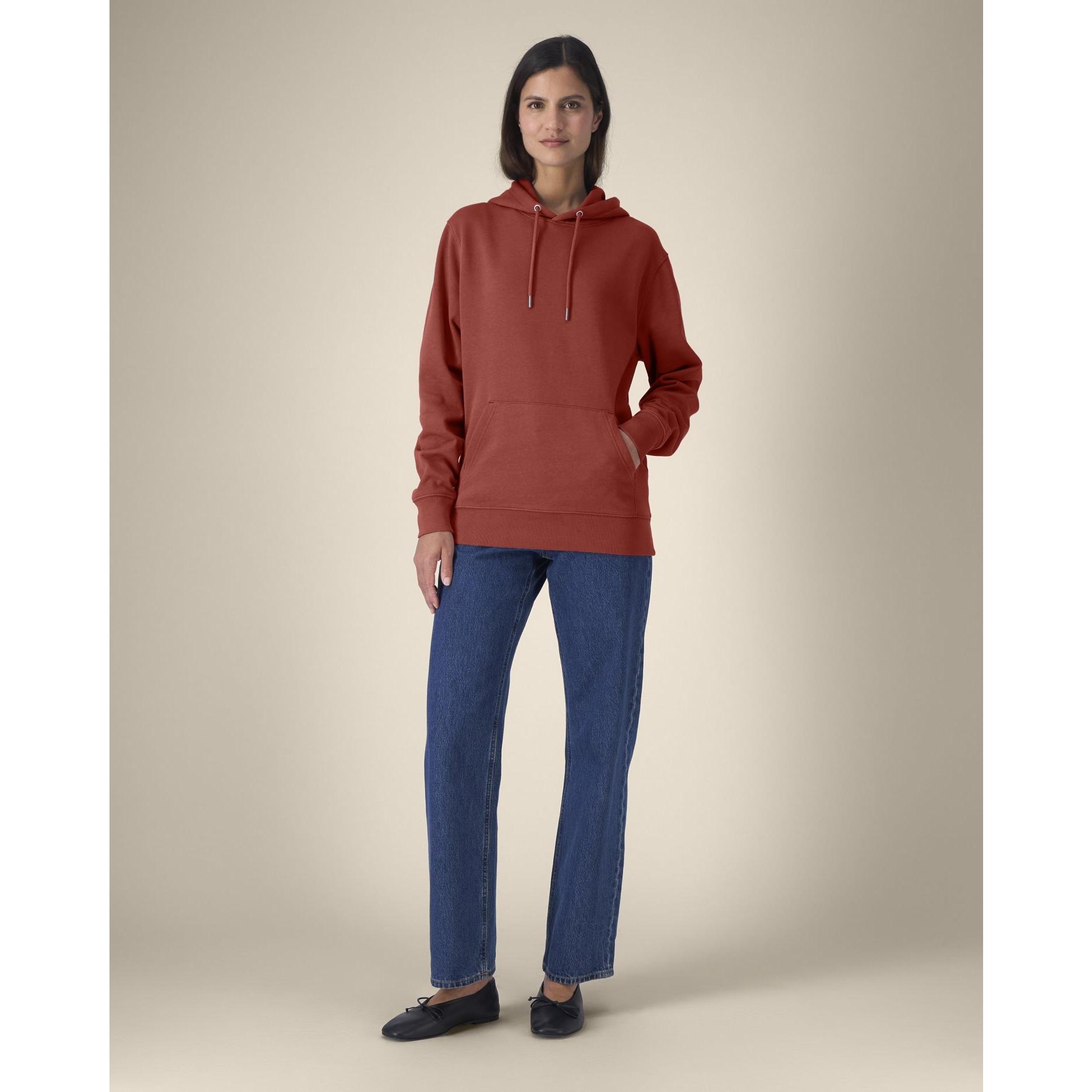 Hanorac cu glugă Unisex Cruiser 2.0 Earthy Red L