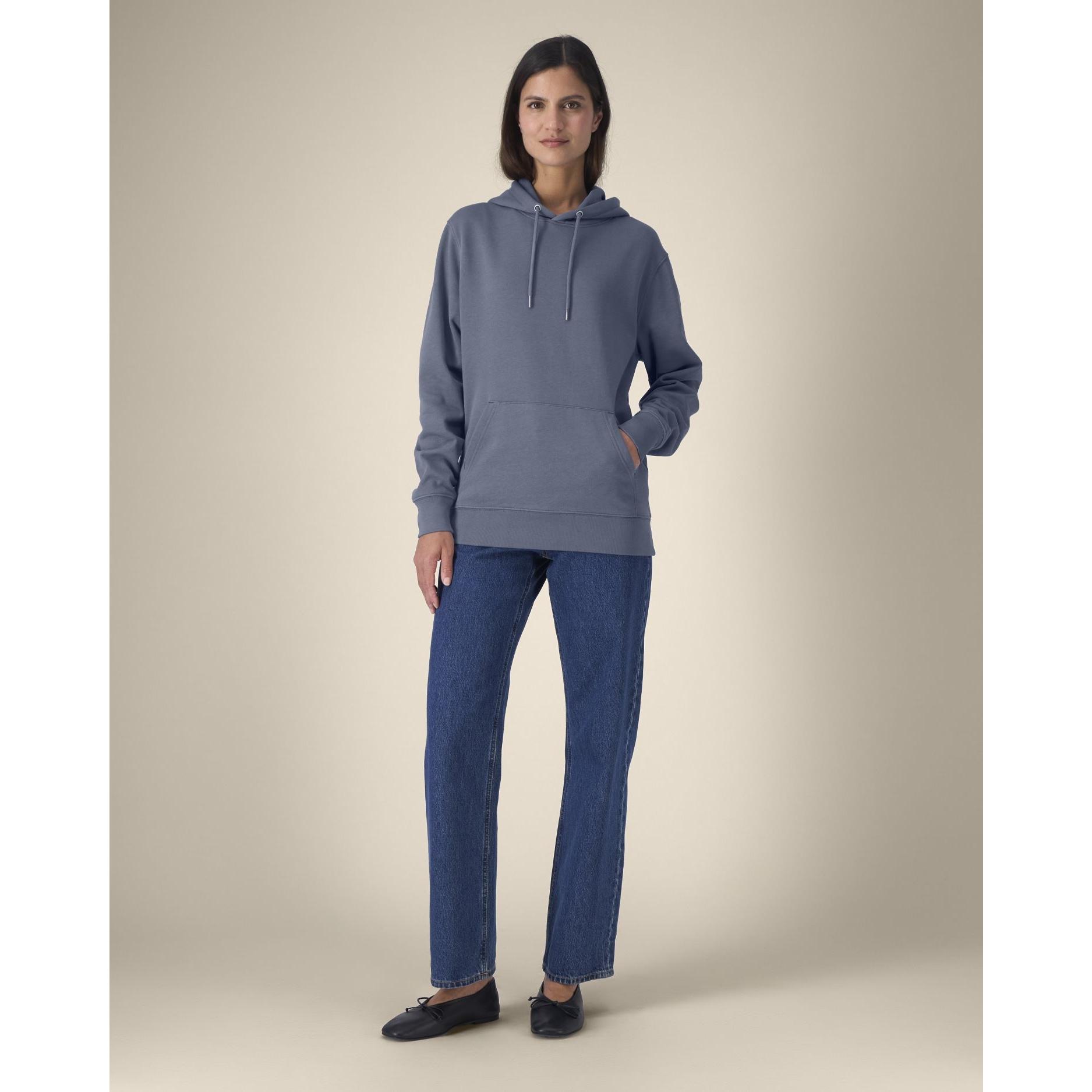 Hanorac cu glugă Unisex Cruiser 2.0 Blue Grey L