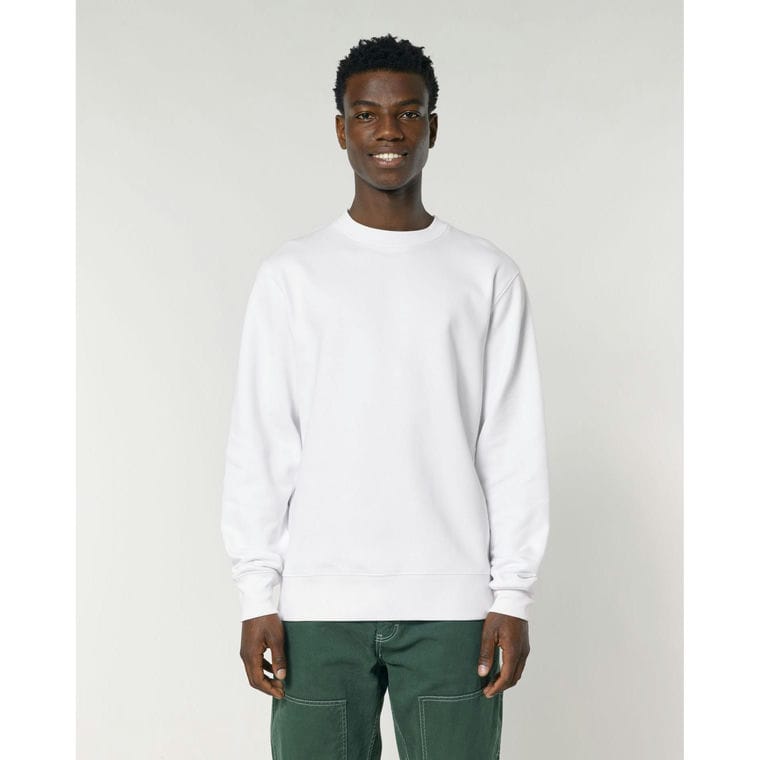 Bluză cu guler rotund Unisex Changer 2.0 White XXL