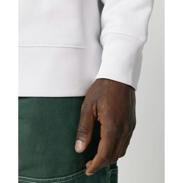 Bluză cu guler rotund Unisex Changer 2.0 White XXL