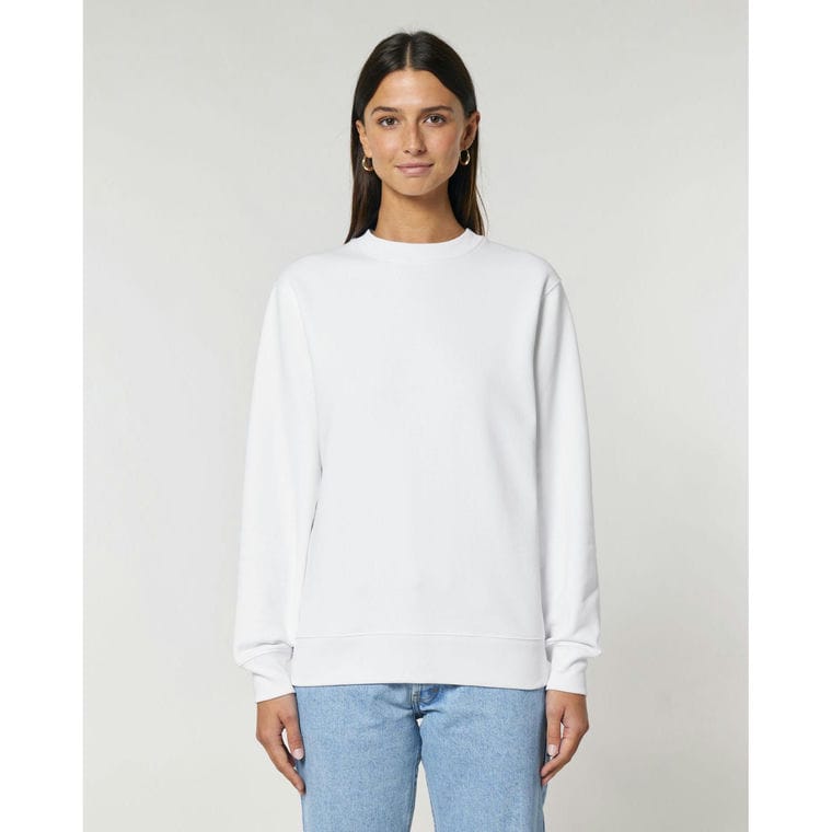 Bluză cu guler rotund Unisex Changer 2.0 White 4XL