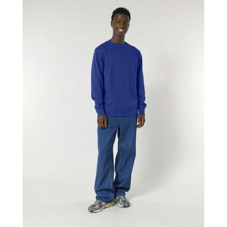 Bluză cu guler rotund Unisex Changer 2.0 Worker Blue 2XS