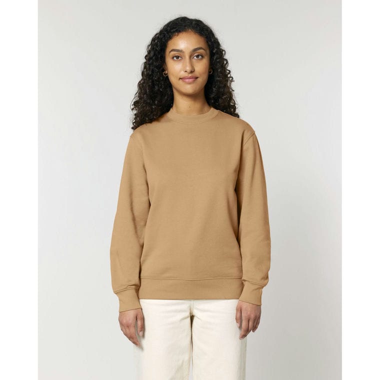 Bluză cu guler rotund Unisex Changer 2.0 Latte XXL