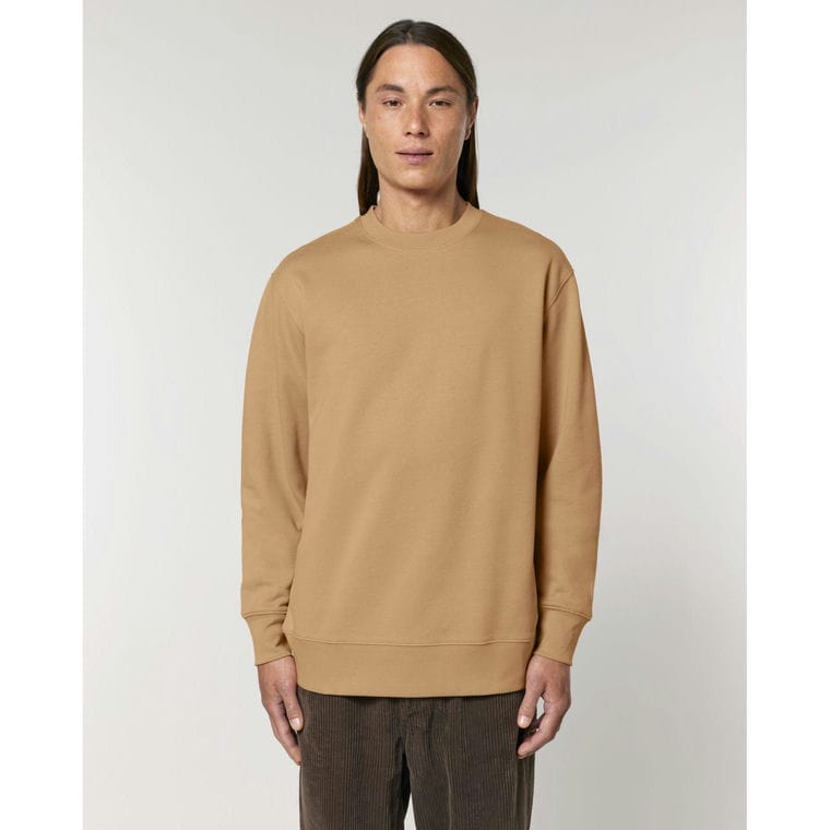 Bluză cu guler rotund Unisex Changer 2.0 Latte XXL