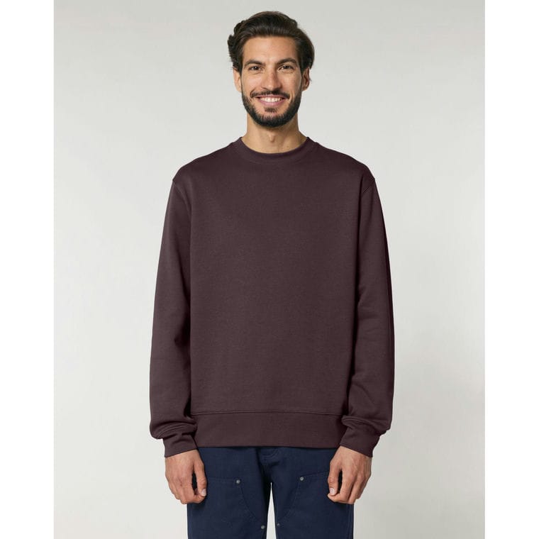 Bluză cu guler rotund Unisex Changer 2.0 Red Brown XXL