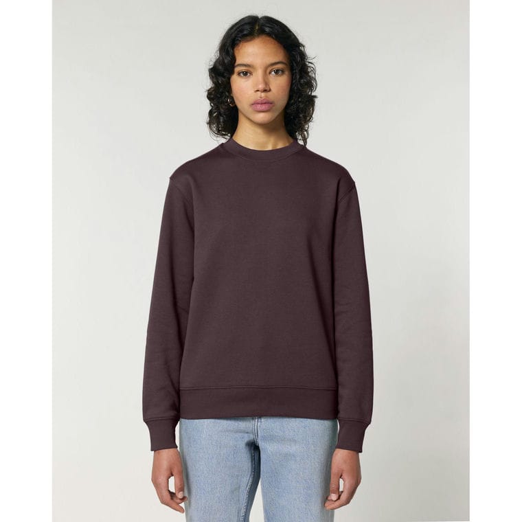 Bluză cu guler rotund Unisex Changer 2.0 Red Brown XXL