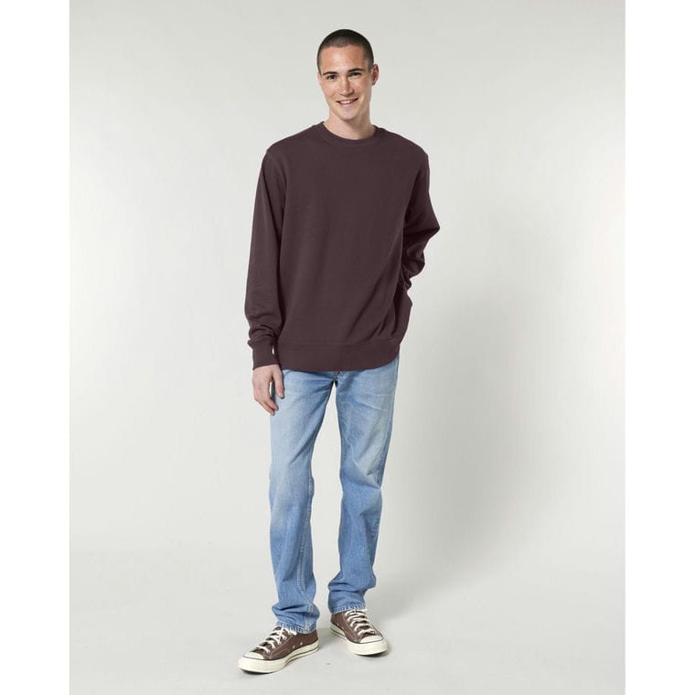 Bluză cu guler rotund Unisex Changer 2.0 Red Brown XXL