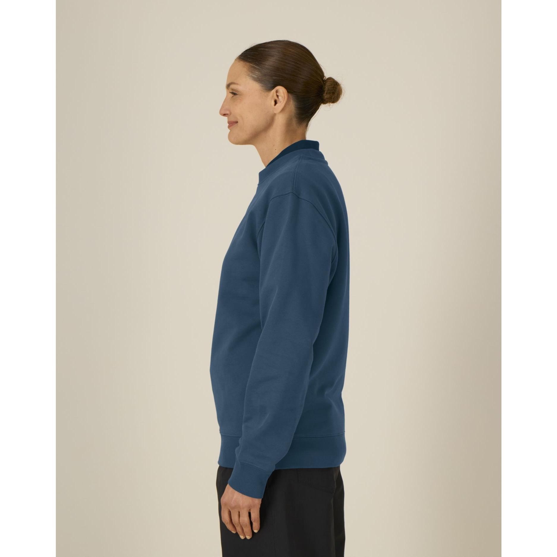Bluză cu guler rotund Unisex Changer 2.0 Deep Teal 3XL