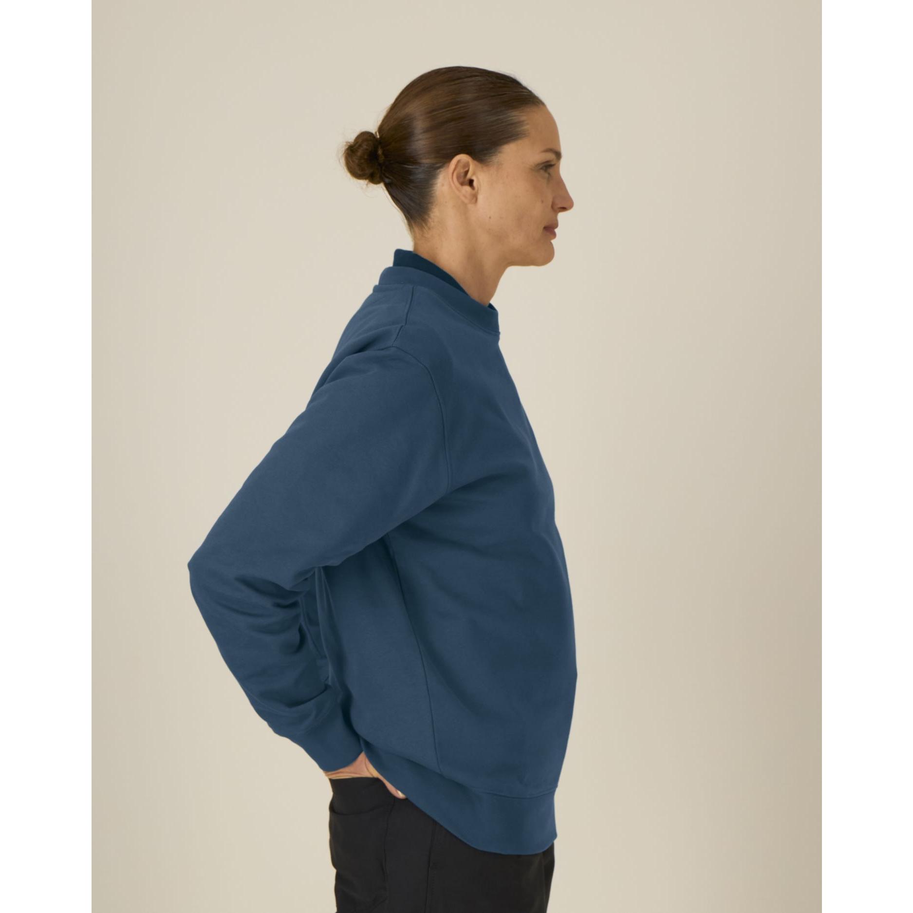 Bluză cu guler rotund Unisex Changer 2.0 Deep Teal 3XL