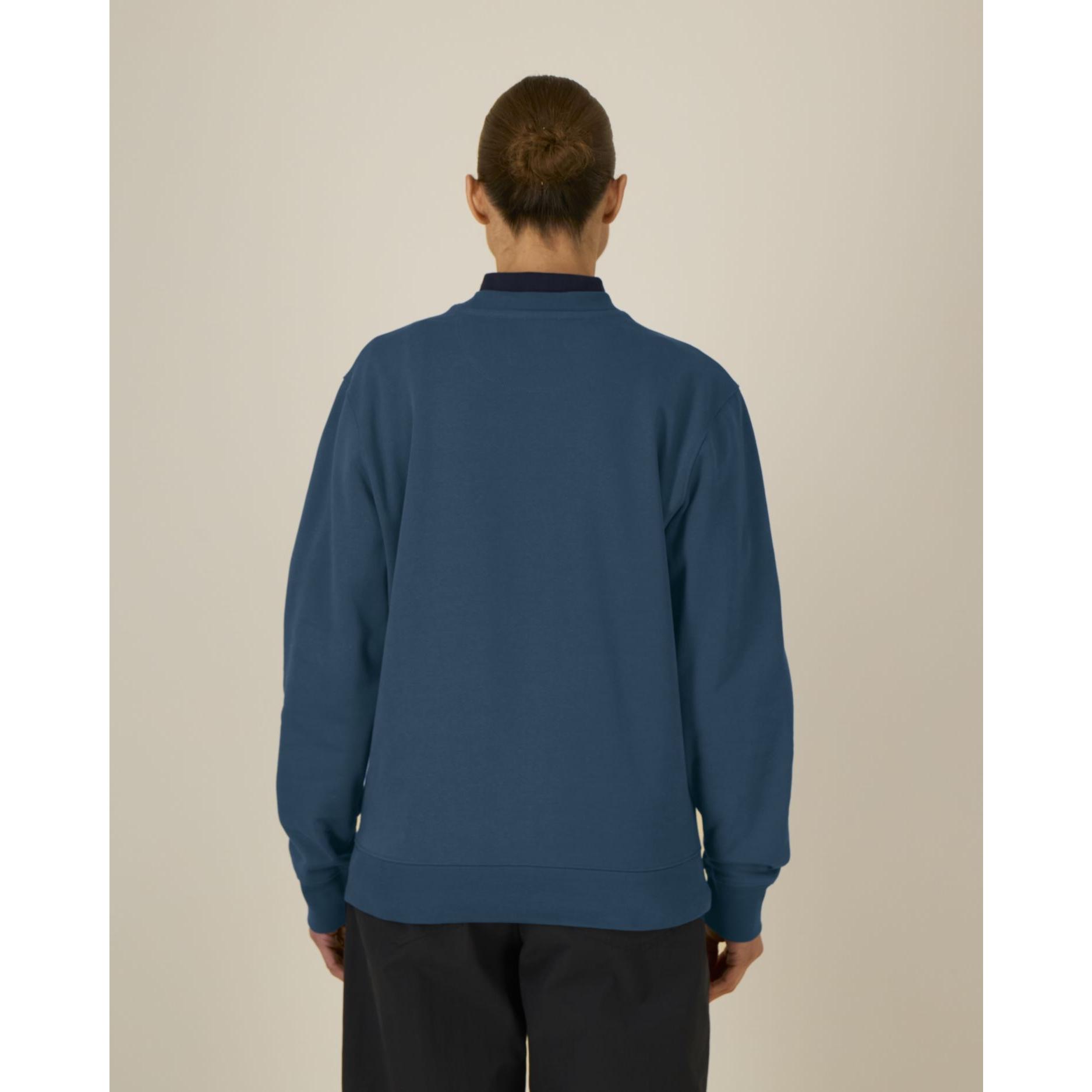Bluză cu guler rotund Unisex Changer 2.0 Deep Teal 3XL