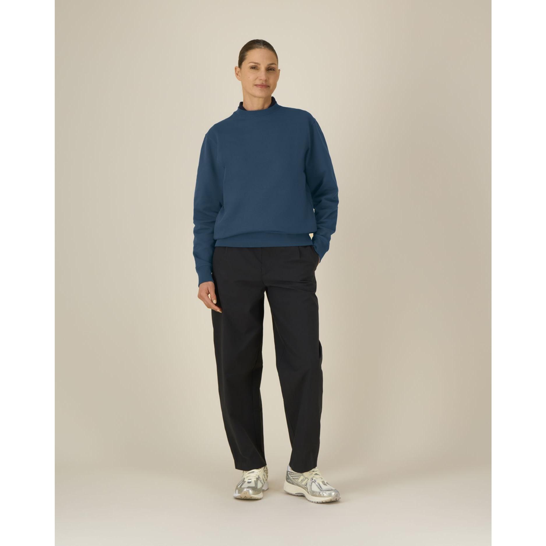 Bluză cu guler rotund Unisex Changer 2.0 Deep Teal 3XL