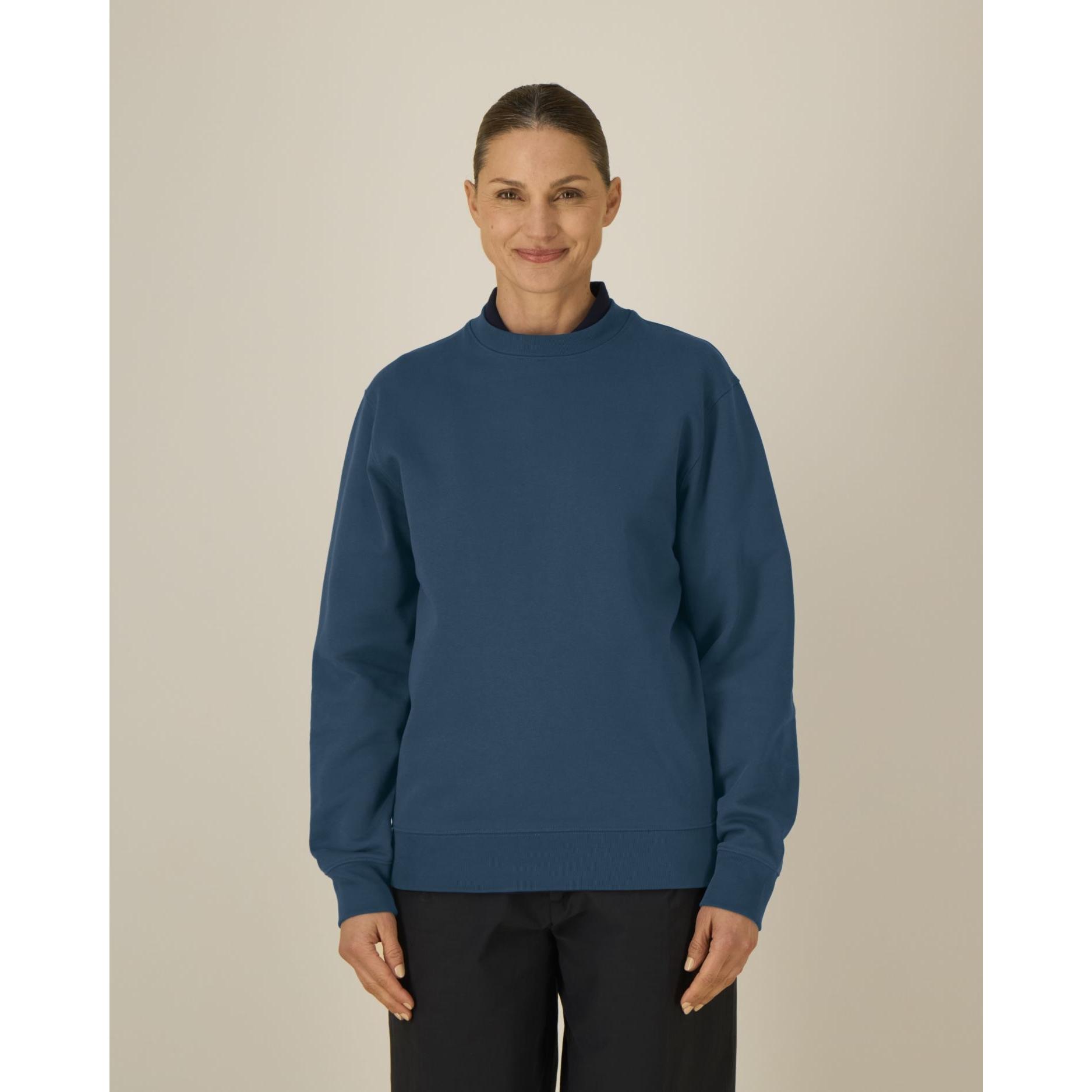 Bluză cu guler rotund Unisex Changer 2.0 Deep Teal 3XL