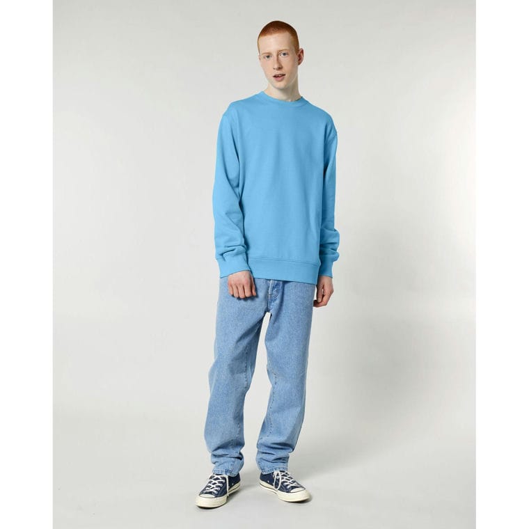 Bluză cu guler rotund Unisex Changer 2.0 Aqua Blue 2XS
