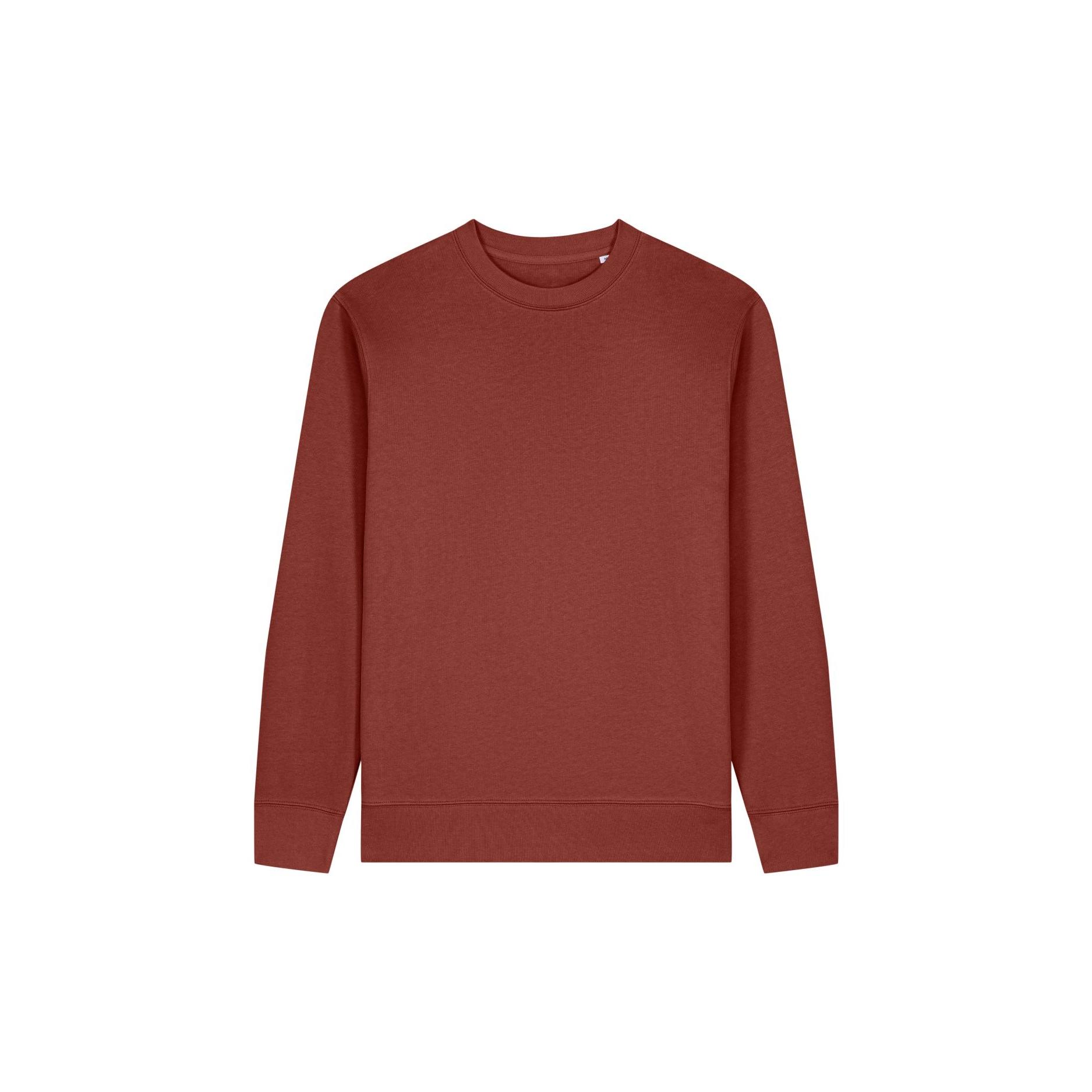 Bluză cu guler rotund Unisex Changer 2.0 Earthy Red L
