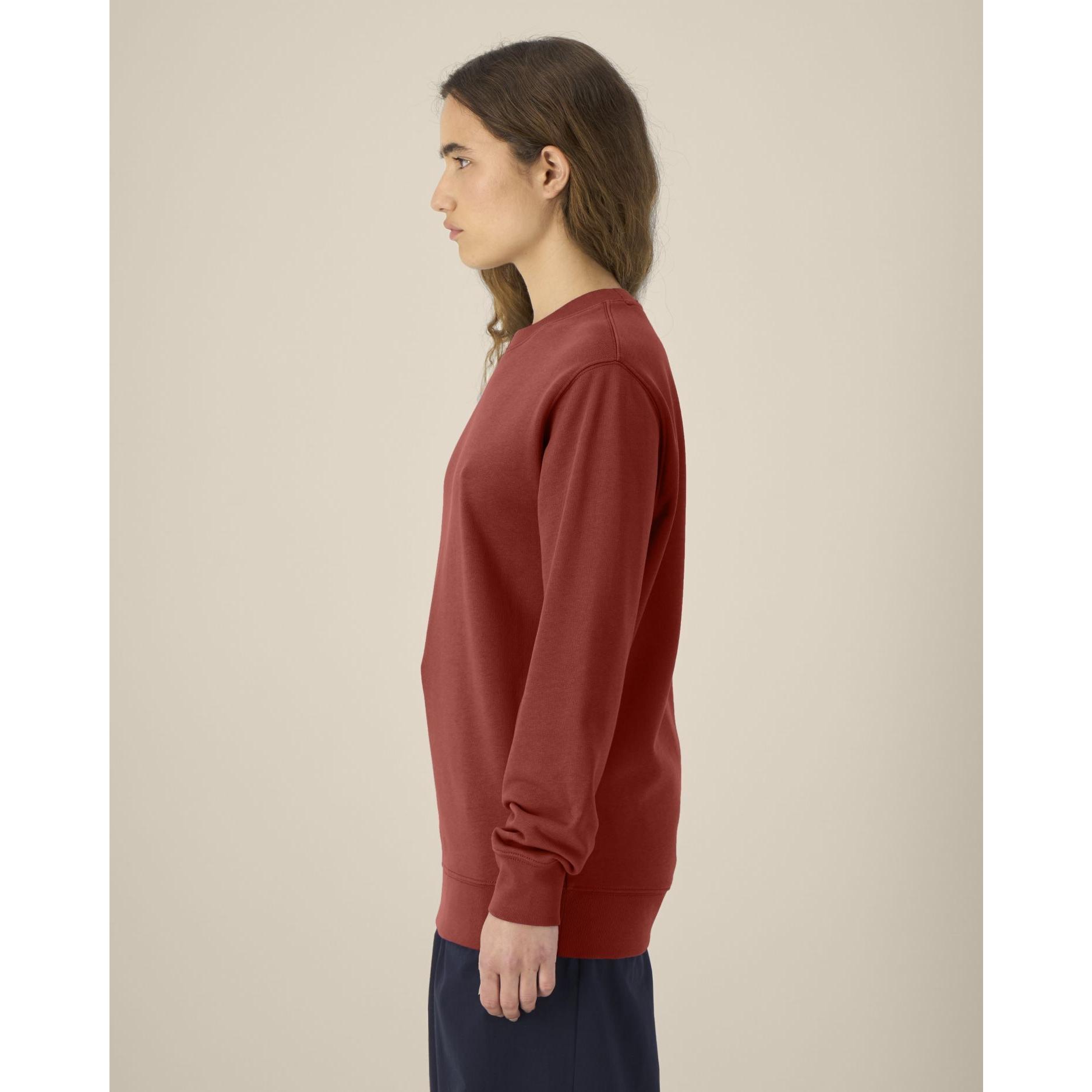 Bluză cu guler rotund Unisex Changer 2.0 Earthy Red M