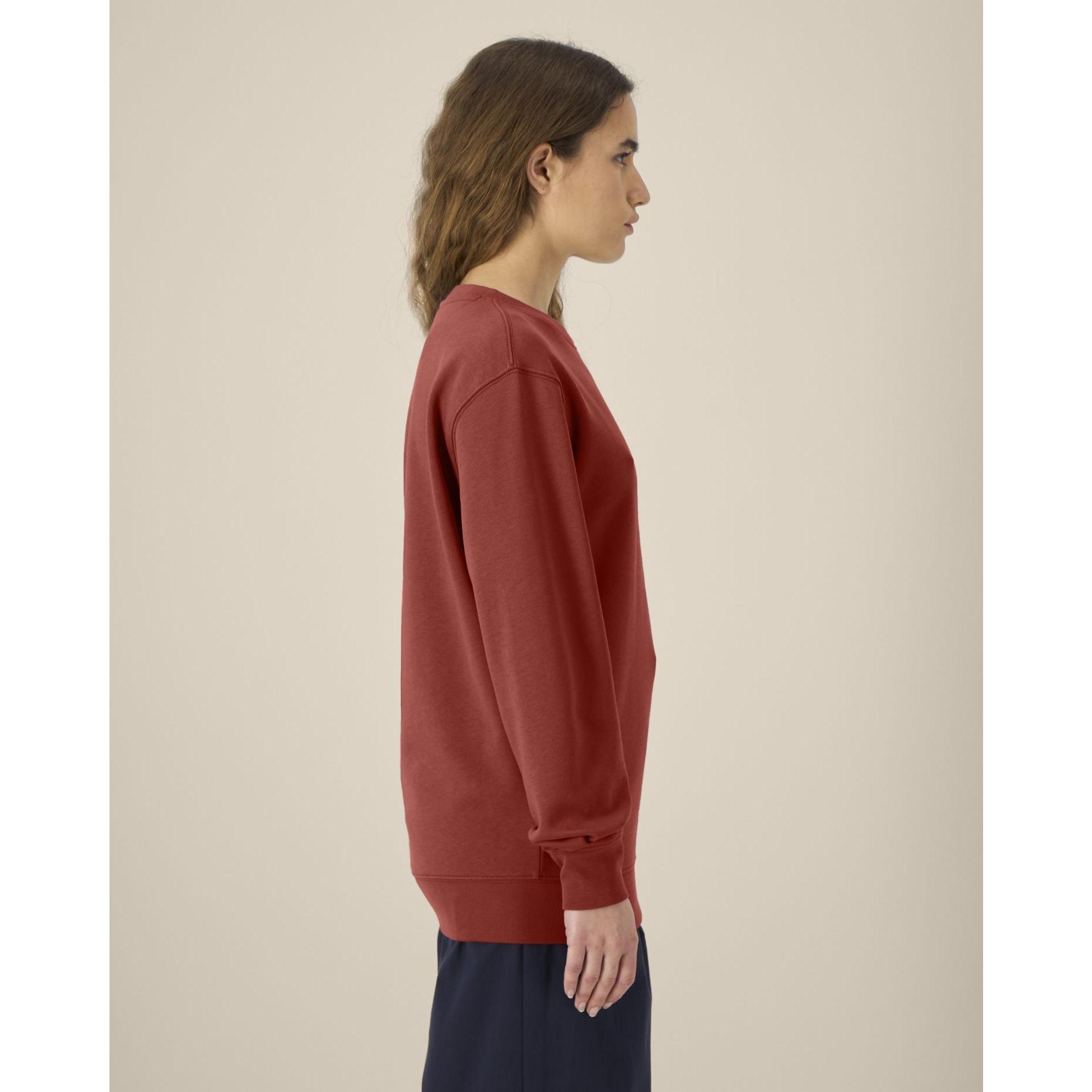 Bluză cu guler rotund Unisex Changer 2.0 Earthy Red M