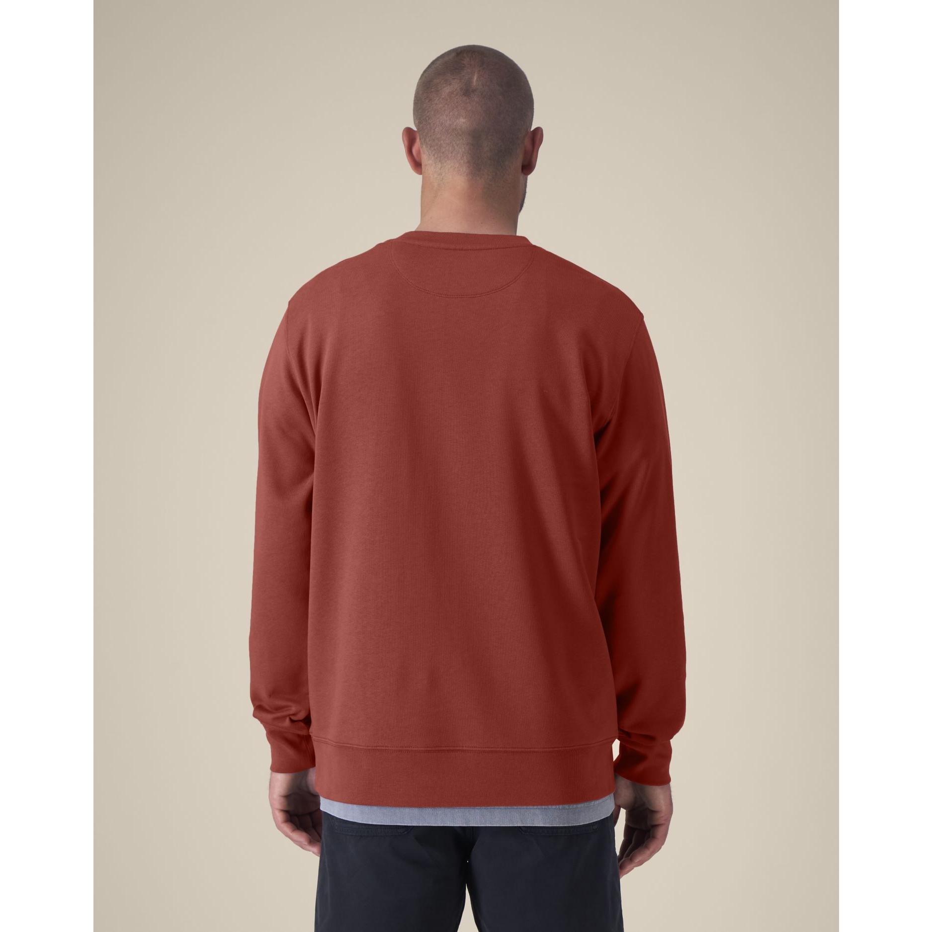 Bluză cu guler rotund Unisex Changer 2.0 Earthy Red M