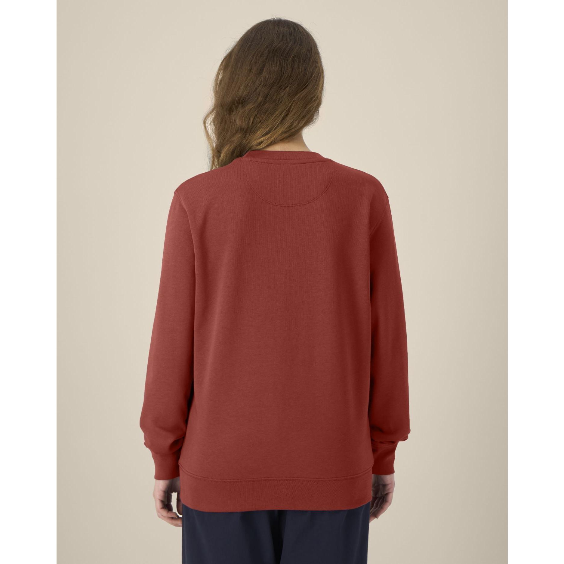 Bluză cu guler rotund Unisex Changer 2.0 Earthy Red M