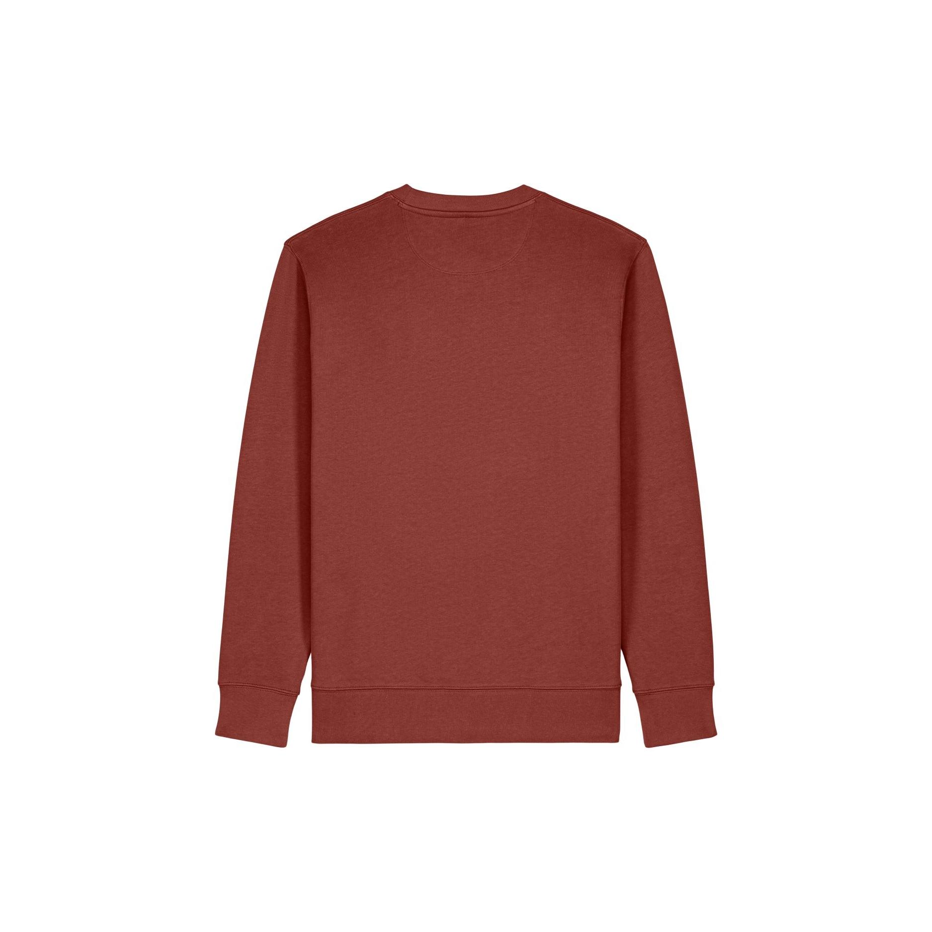 Bluză cu guler rotund Unisex Changer 2.0 Earthy Red M