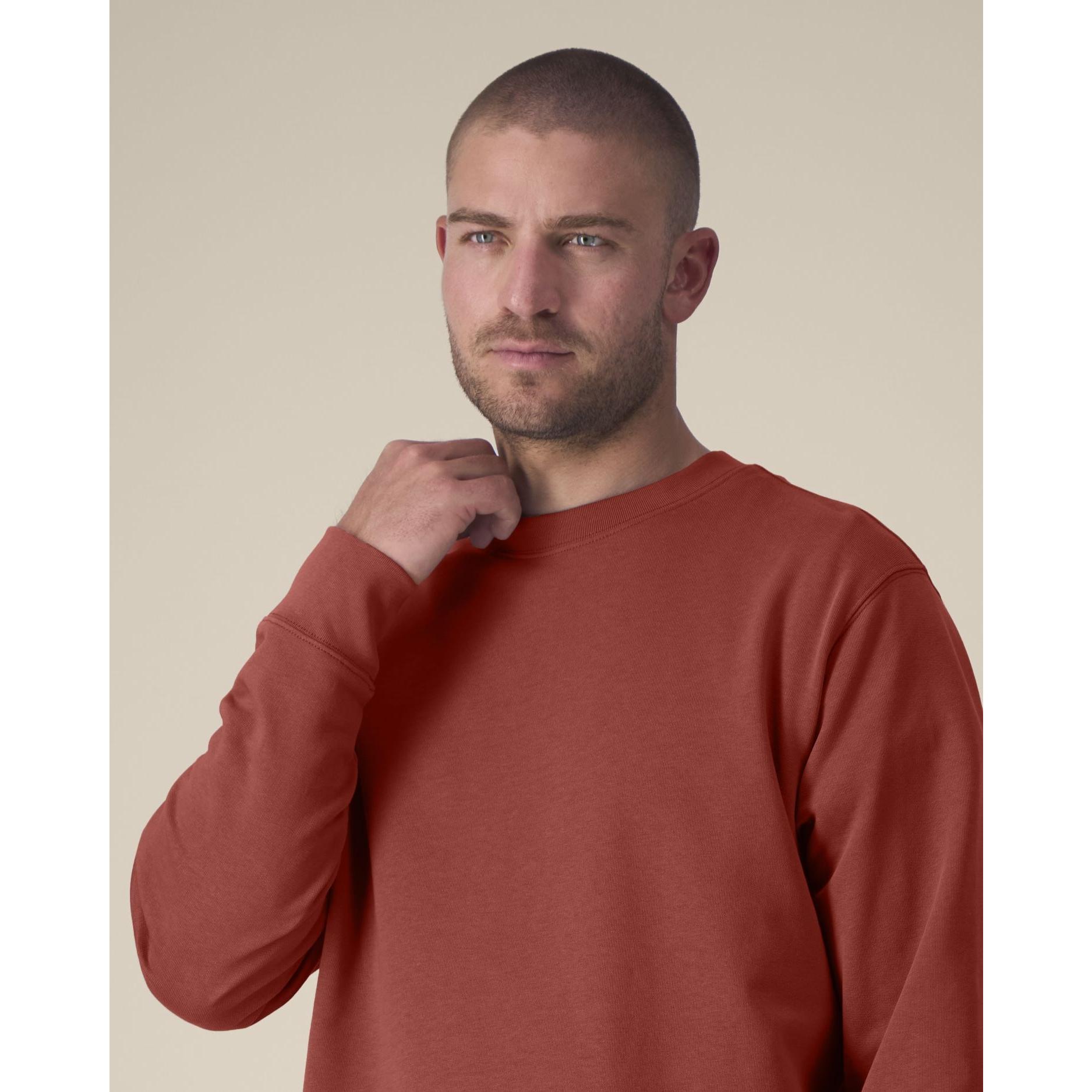 Bluză cu guler rotund Unisex Changer 2.0 Earthy Red M