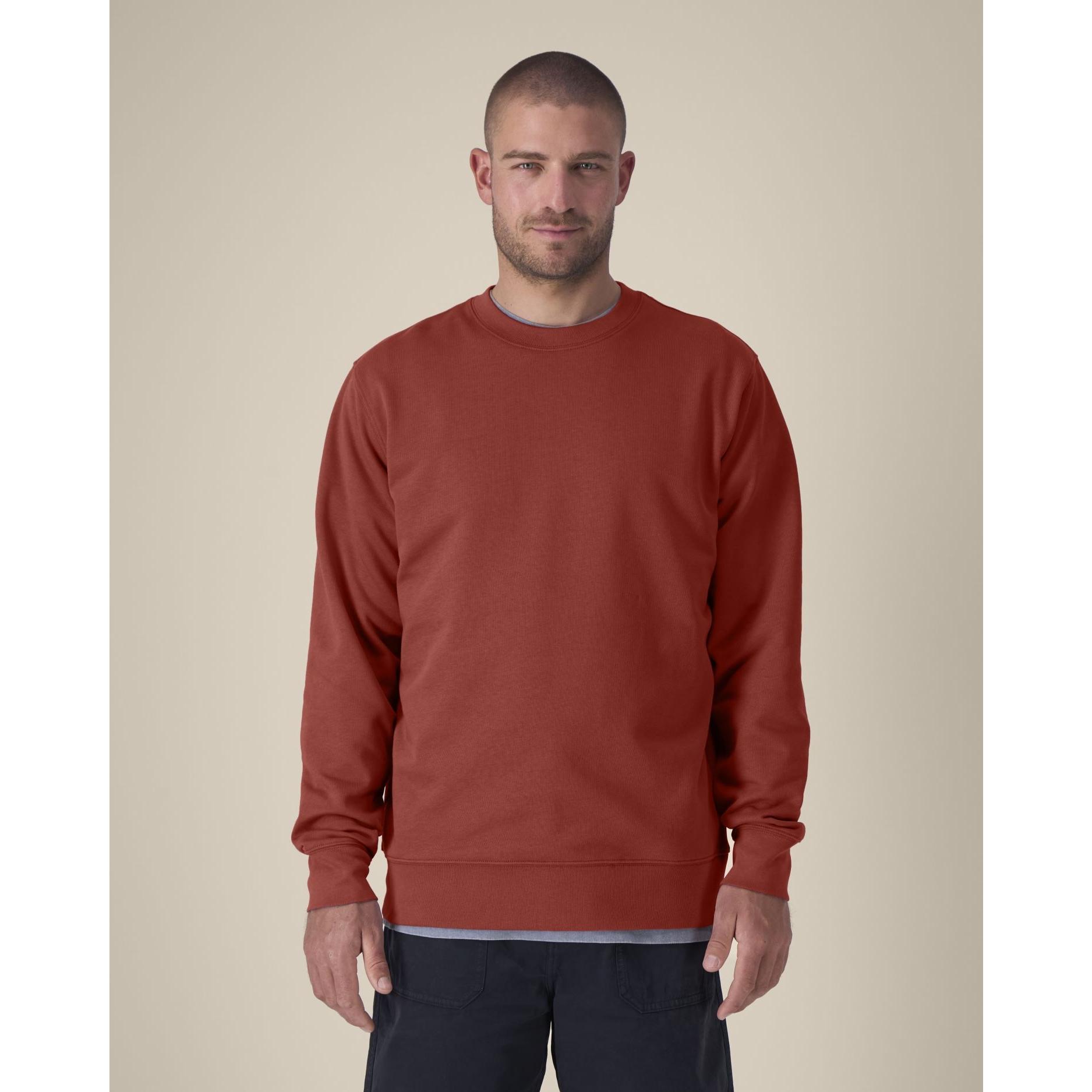 Bluză cu guler rotund Unisex Changer 2.0 Earthy Red M