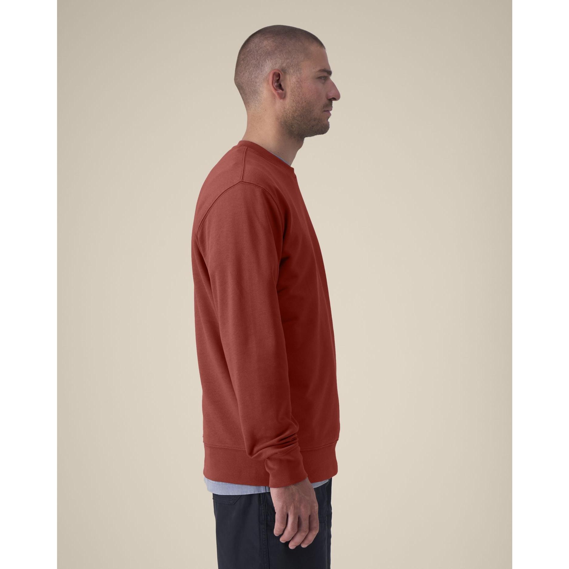 Bluză cu guler rotund Unisex Changer 2.0 Earthy Red M