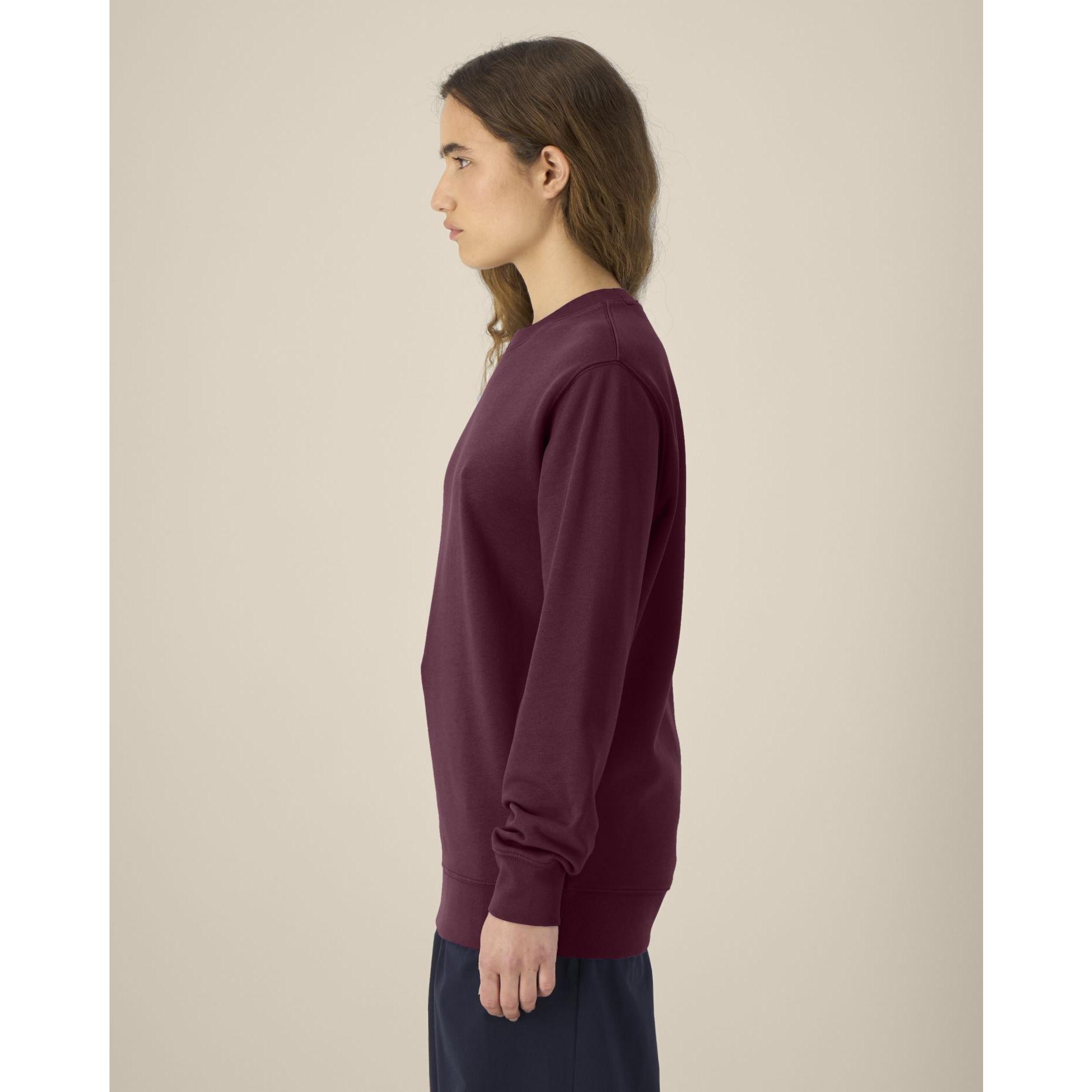 Bluză cu guler rotund Unisex Changer 2.0 Deep Plum M