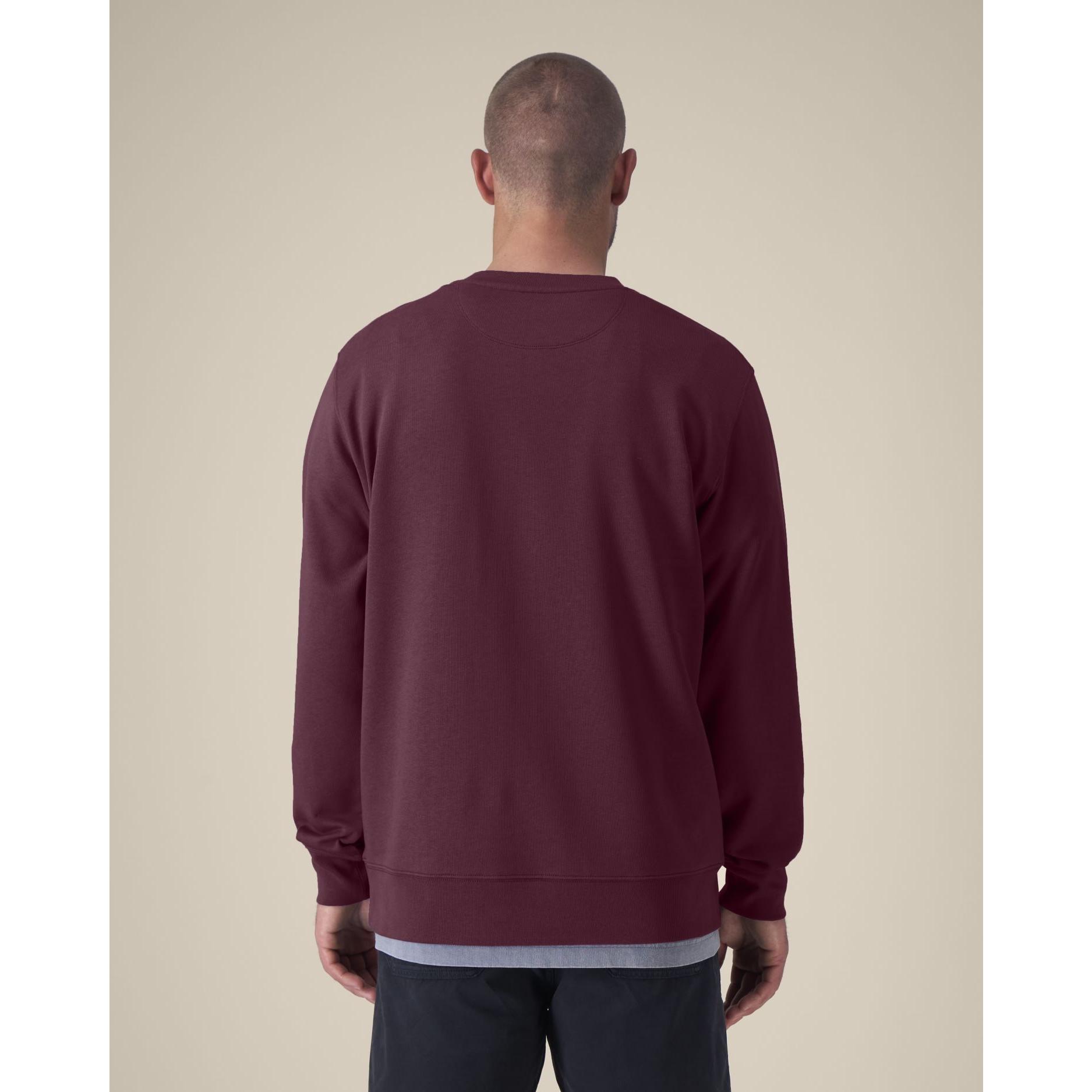 Bluză cu guler rotund Unisex Changer 2.0 Deep Plum M