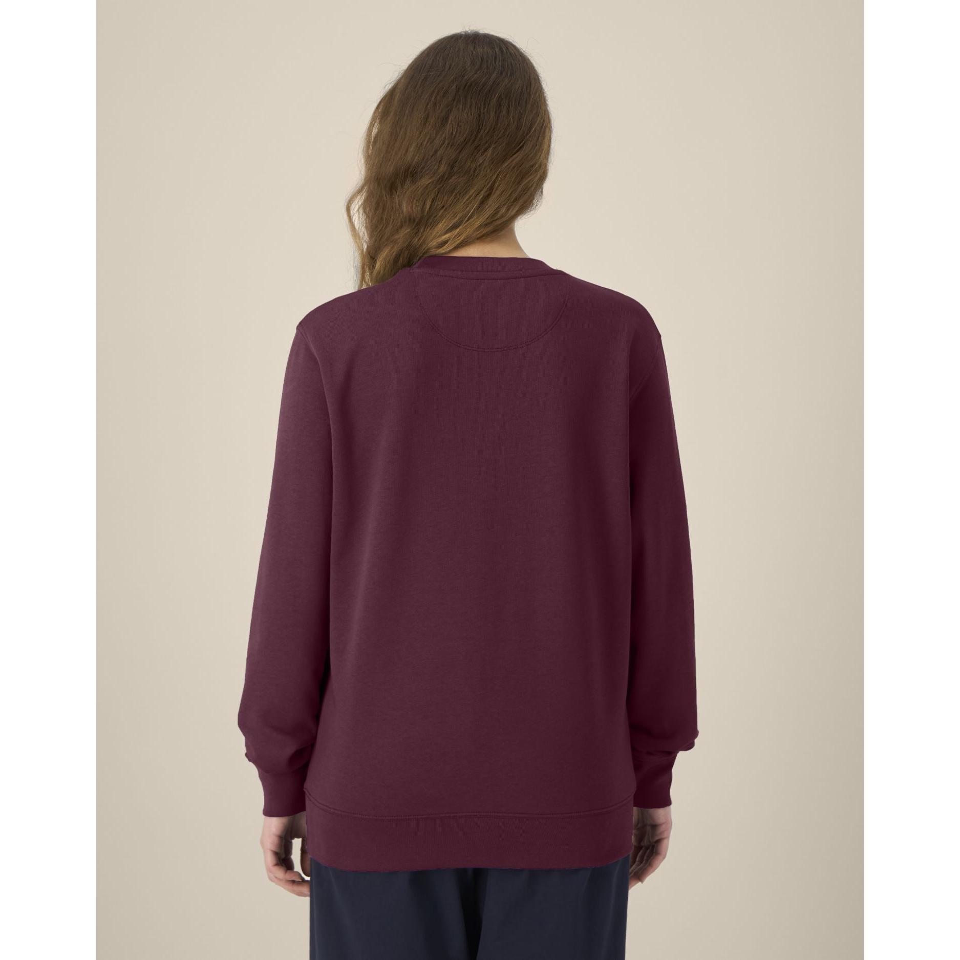 Bluză cu guler rotund Unisex Changer 2.0 Deep Plum M