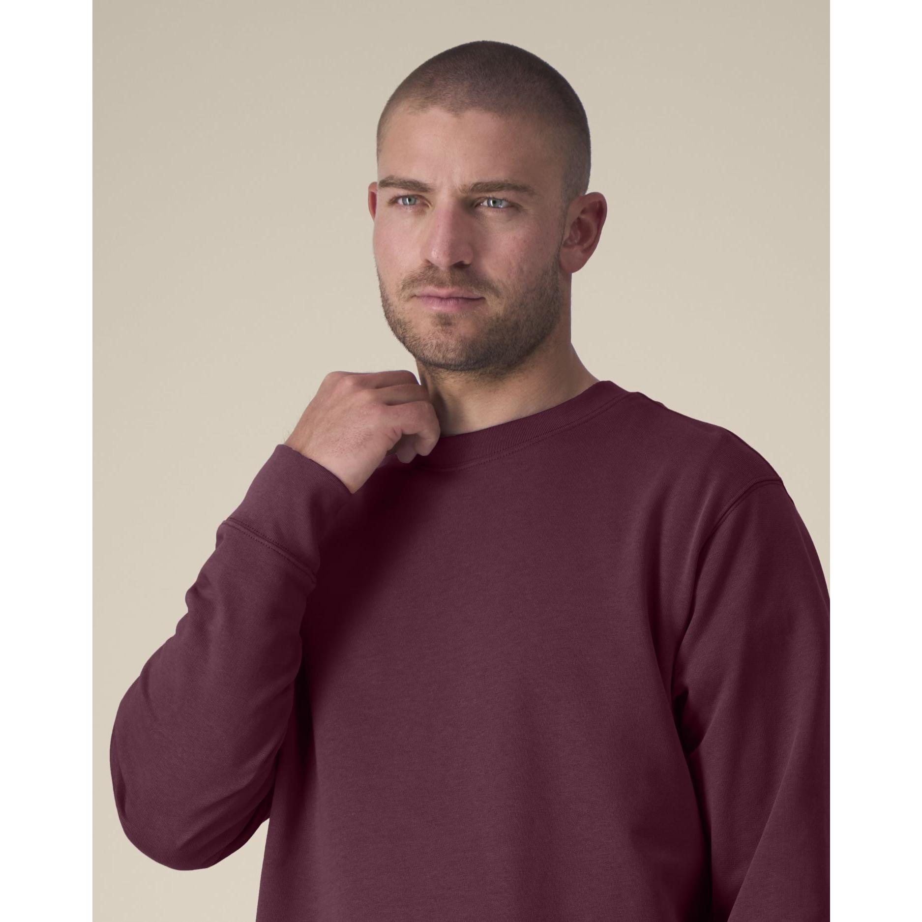 Bluză cu guler rotund Unisex Changer 2.0 Deep Plum M