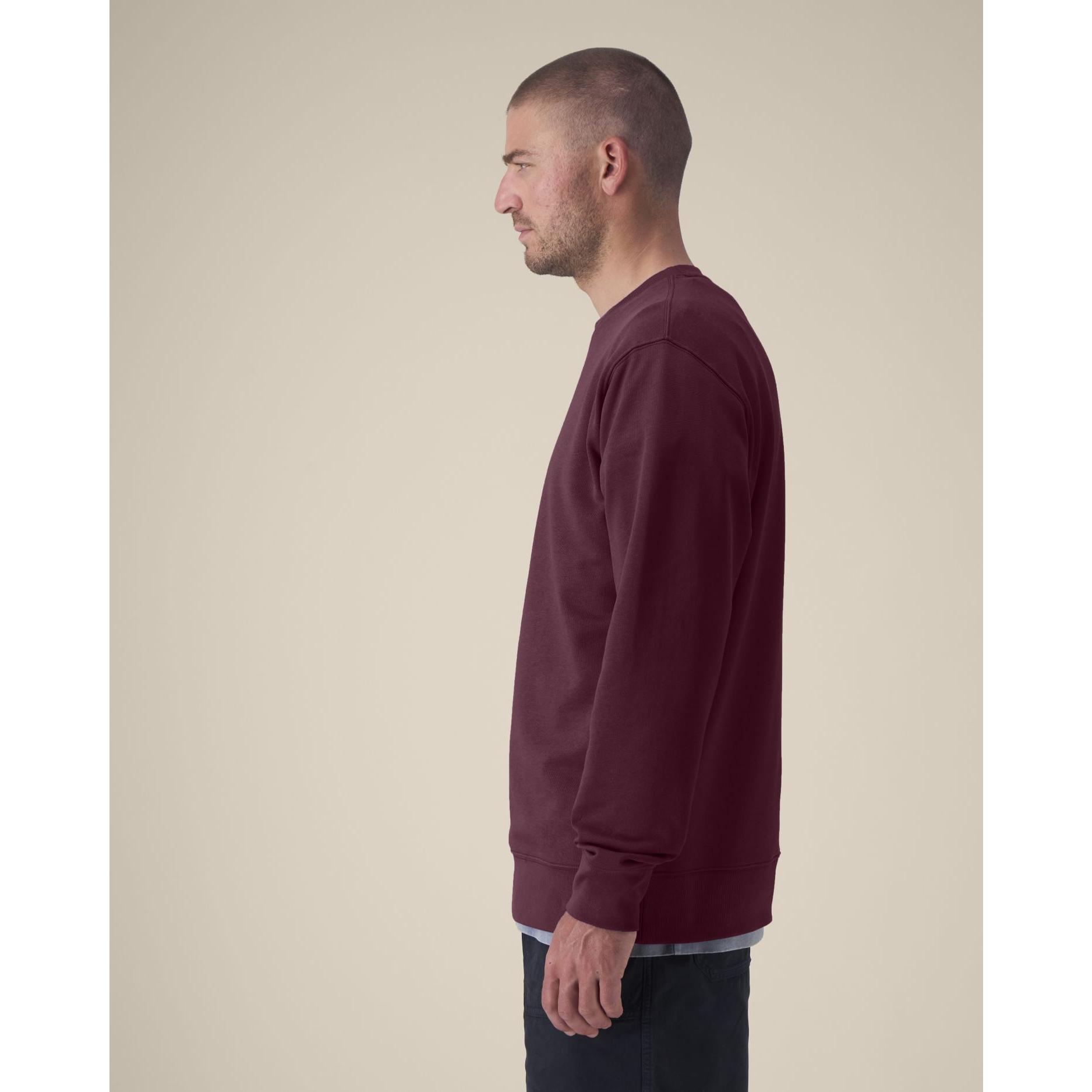 Bluză cu guler rotund Unisex Changer 2.0 Deep Plum M