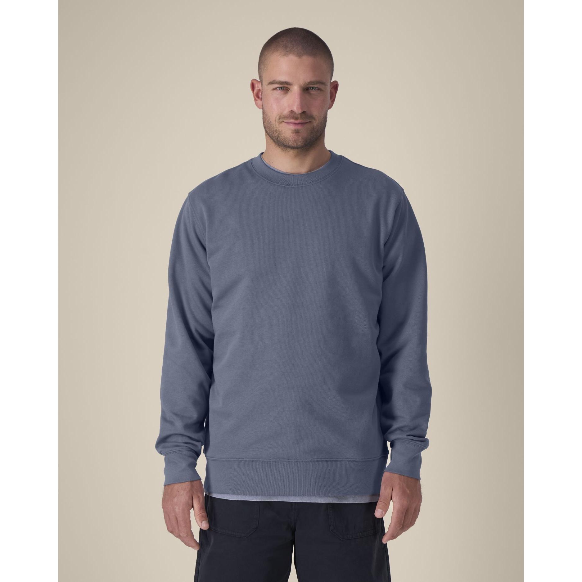 Bluză cu guler rotund Unisex Changer 2.0 Blue Grey 3XL