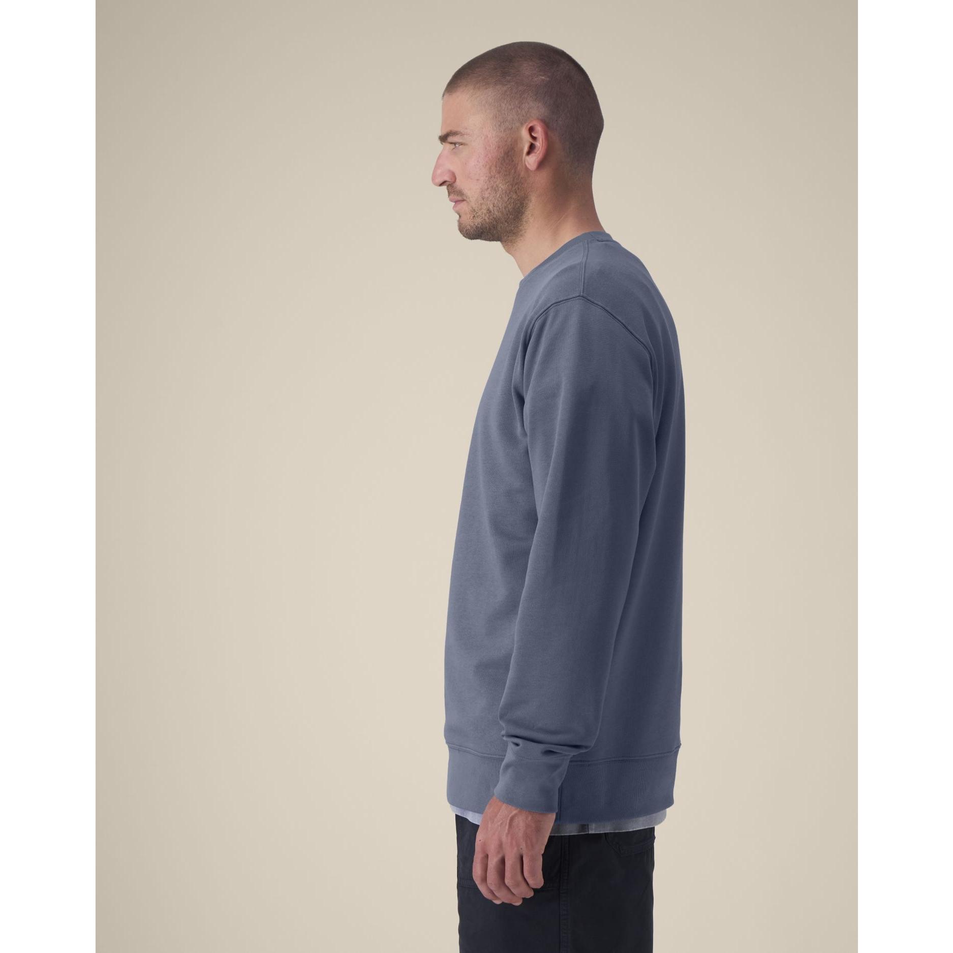 Bluză cu guler rotund Unisex Changer 2.0 Blue Grey 3XL
