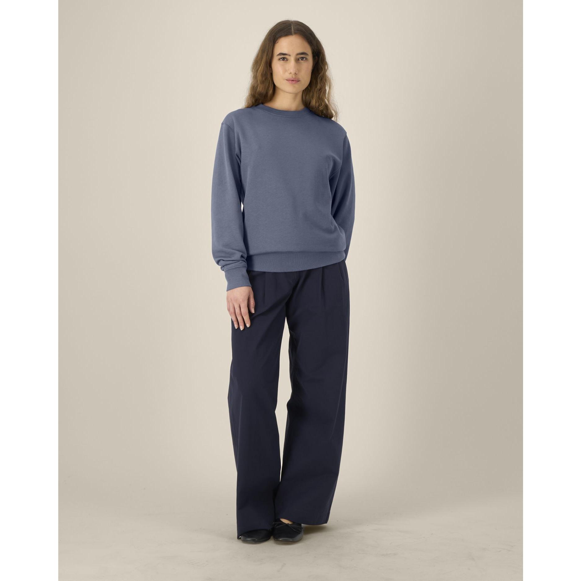 Bluză cu guler rotund Unisex Changer 2.0 Blue Grey 3XL