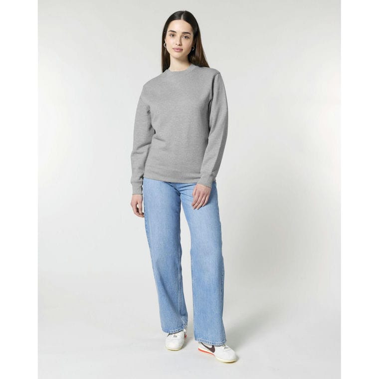 Bluză cu guler rotund Unisex Changer 2.0 Heather Grey 2XS