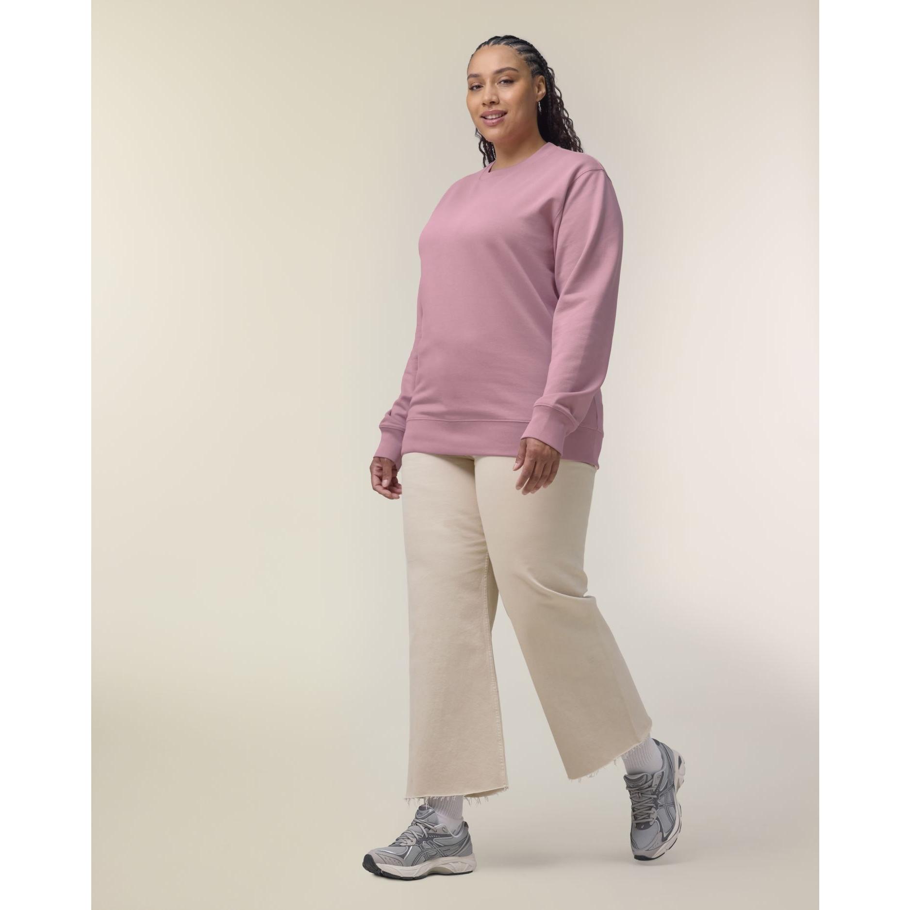 Bluză cu guler rotund Unisex Changer 2.0 Lilac Dream M