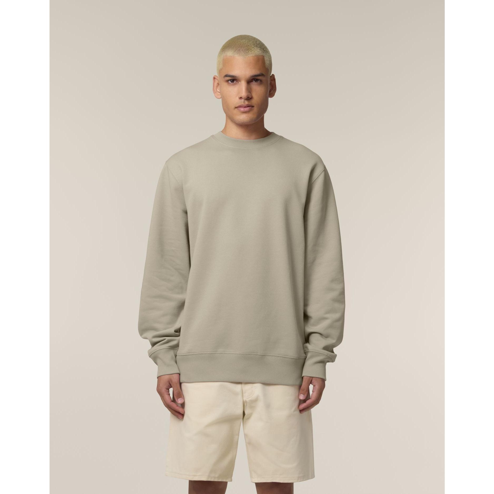 Bluză cu guler rotund Unisex Changer 2.0 Stone 3XL