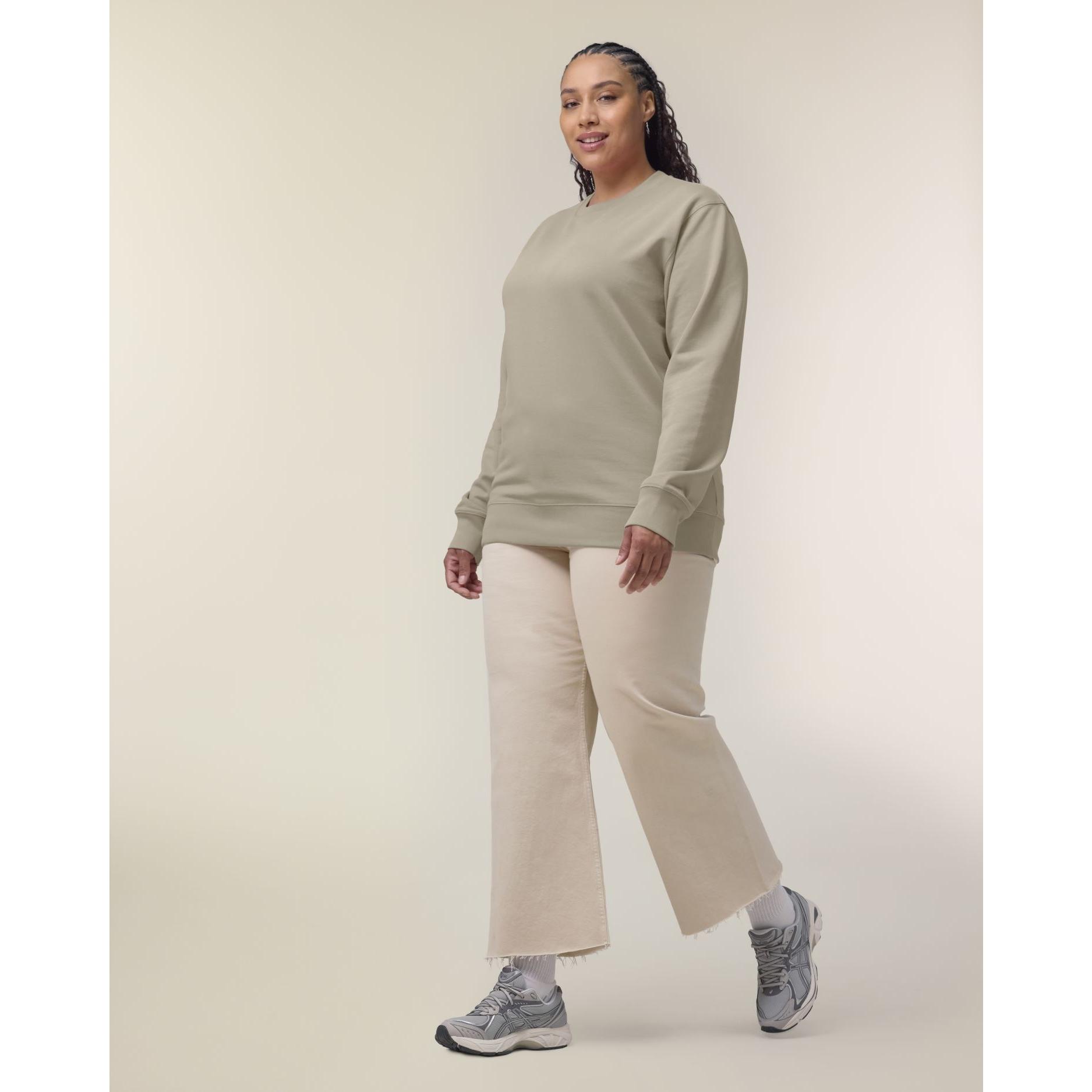 Bluză cu guler rotund Unisex Changer 2.0 Stone 3XL