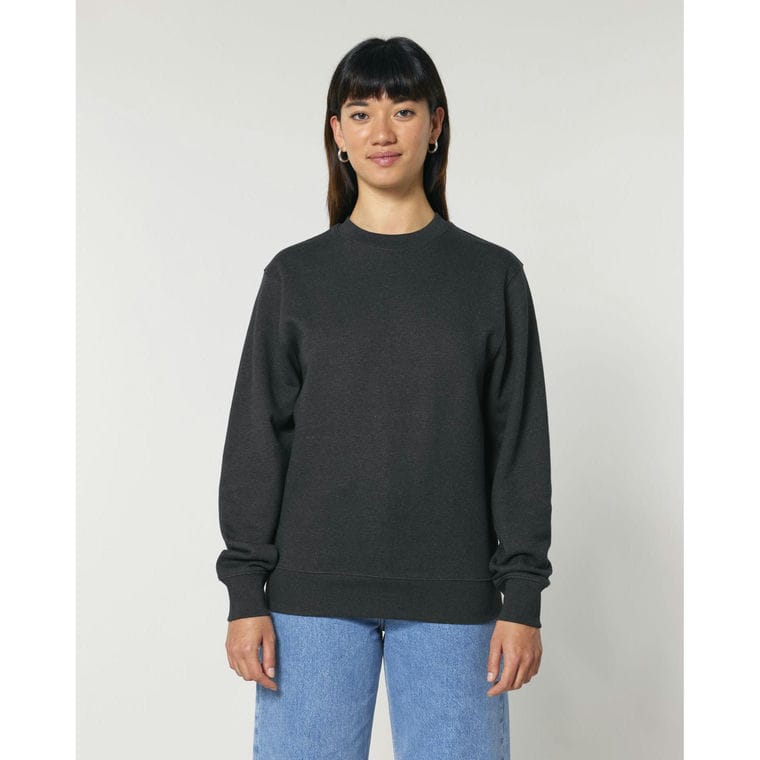 Bluză cu guler rotund Unisex Changer 2.0 Dark Heather Grey 2XS