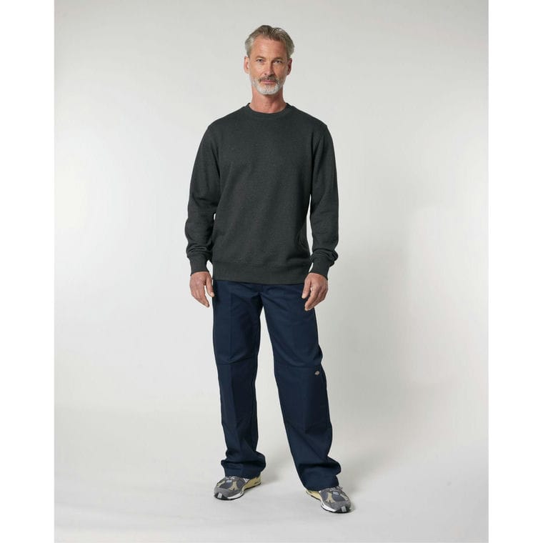 Bluză cu guler rotund Unisex Changer 2.0 Dark Heather Grey 2XS